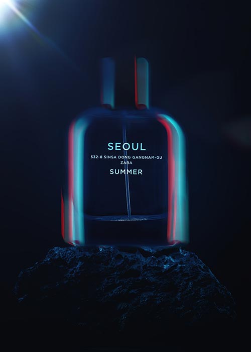 Photo Packshot Parfum Zara - © Rodolphe Debyser - Photo non libre de droit - Photo réalisée en studio photo à Rennes