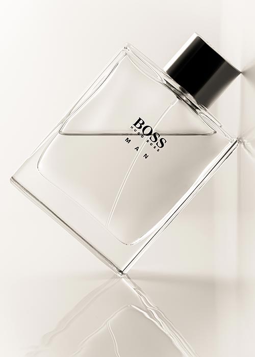 Photo Packshot Parfum Hugo Boss Man - © Rodolphe Debyser - Photo non libre de droit - Photo réalisée en studio photo à Rennes