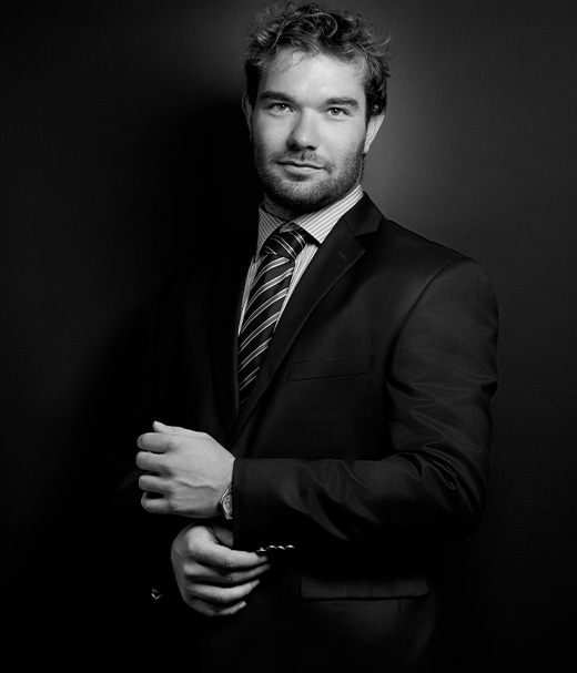 Portrait corporate noir et blanc - Photographe à Rennes - © Rodolphe Debyser - Photo non libre de droit